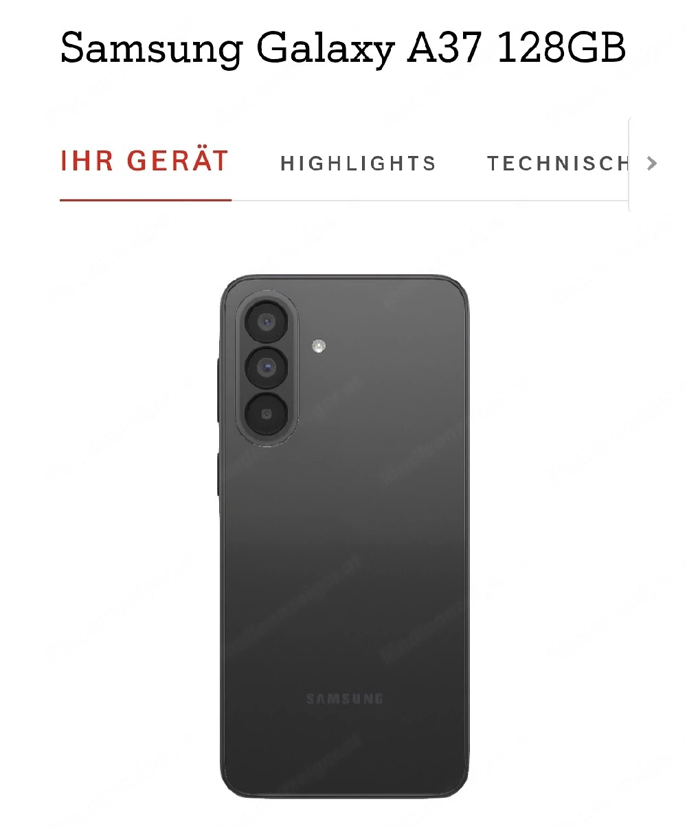 Samsung Galaxy A37 5G NEU 