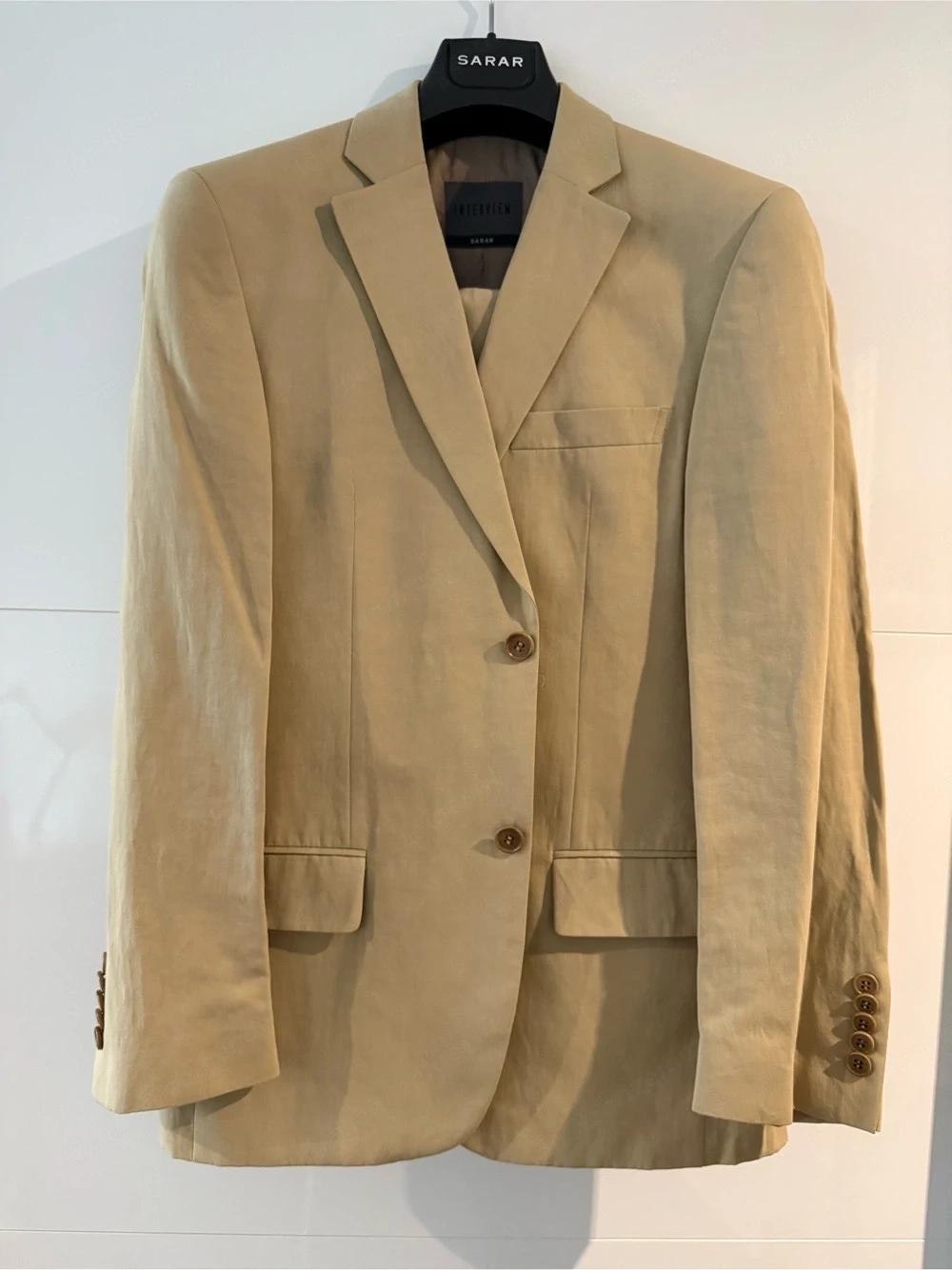 Eleganter Herren Anzug Beige