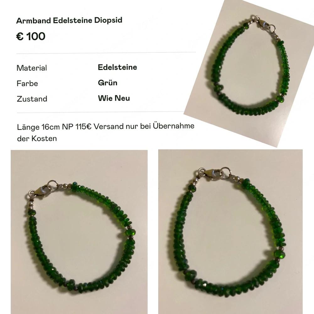 Armband mit echten Steinen