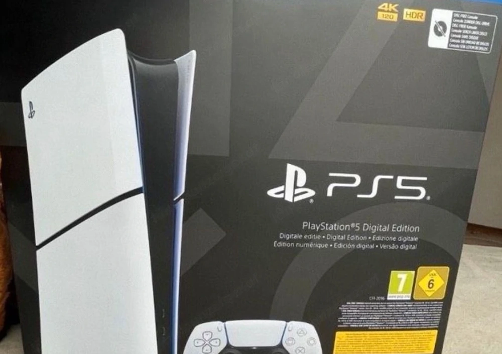 PS5 Slim Digital Edition - Fast neu und ovp