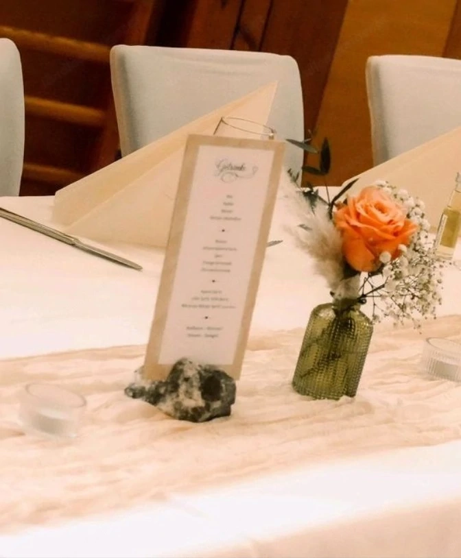 Menukartenhalter Hochzeit, Geburtstag,..