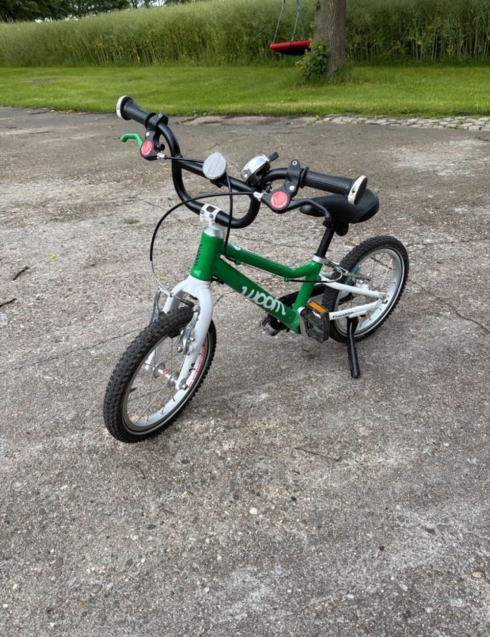  Woom 2 Kinderfahrrad (14 Zoll) in Grün 
