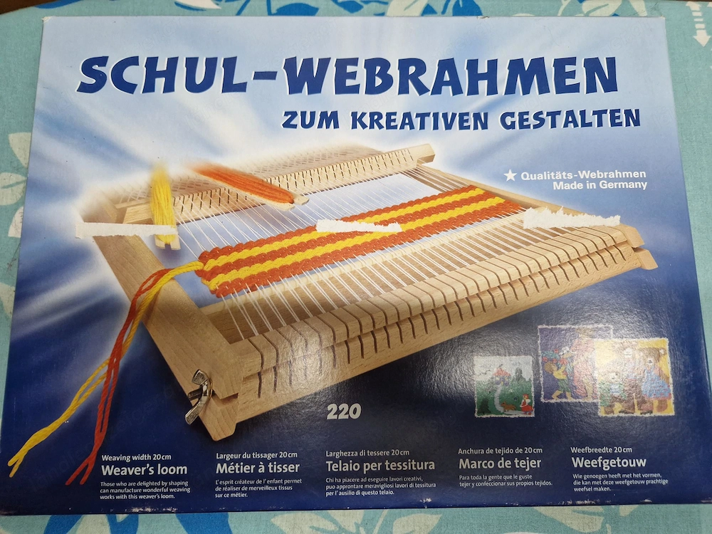 Schulwebrahmen ohne Garn