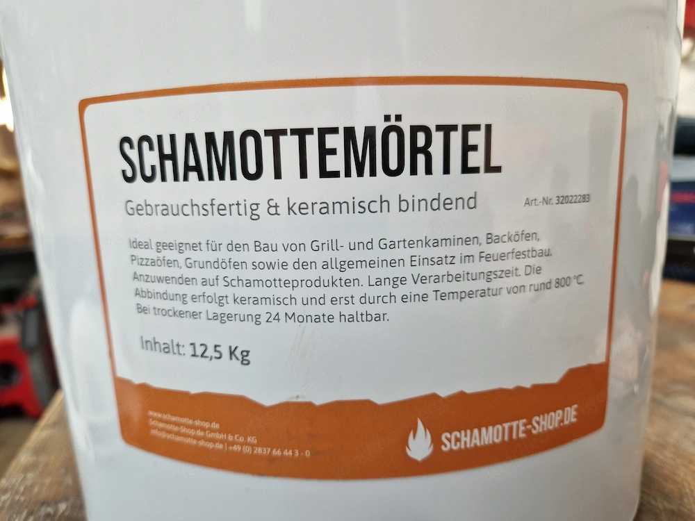 Schamottemörtel ungeöffnet 12,5 kg