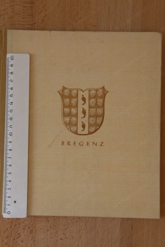 1957 Bregenz Bergstadt am Bodensee Bildband Jan Thorbecke Verlag Oskar Sandner