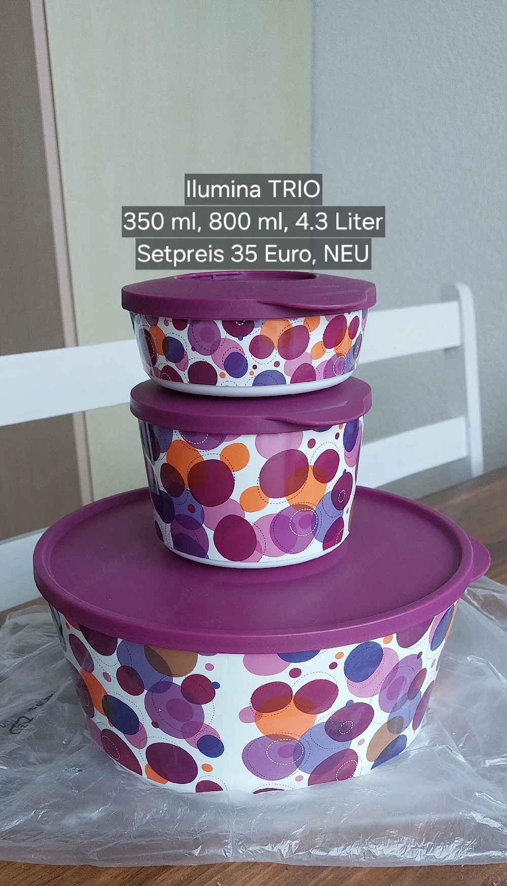 Ilumina Set Tupperware NEU