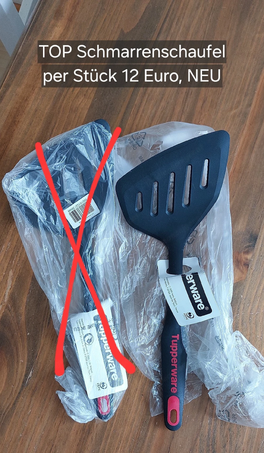 Schmarrenschaufel Tupperware NEU