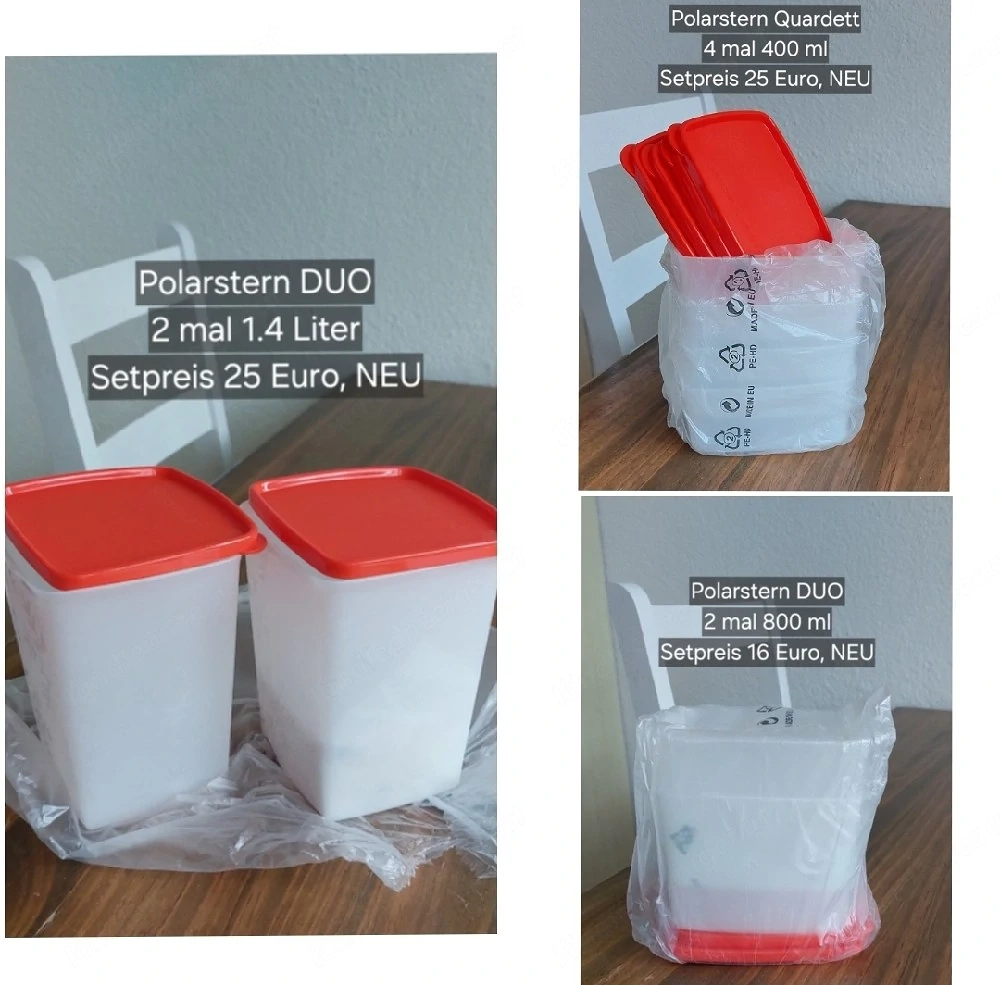 Polarstern Set Tupperware NEU