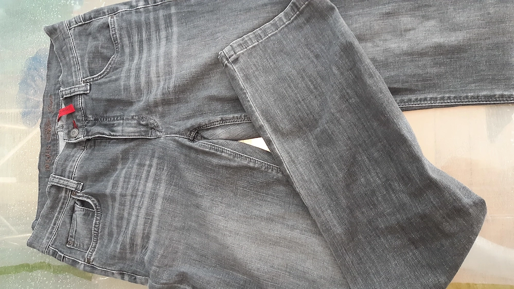 hose damen jeans marke angels gr. 38 grau