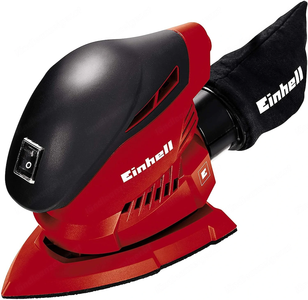 Einhell Multischleifer TH-OS 1016 (100 W, Schleiffl che 104 cm , Staubfangsack und Absaugadapter, Kl