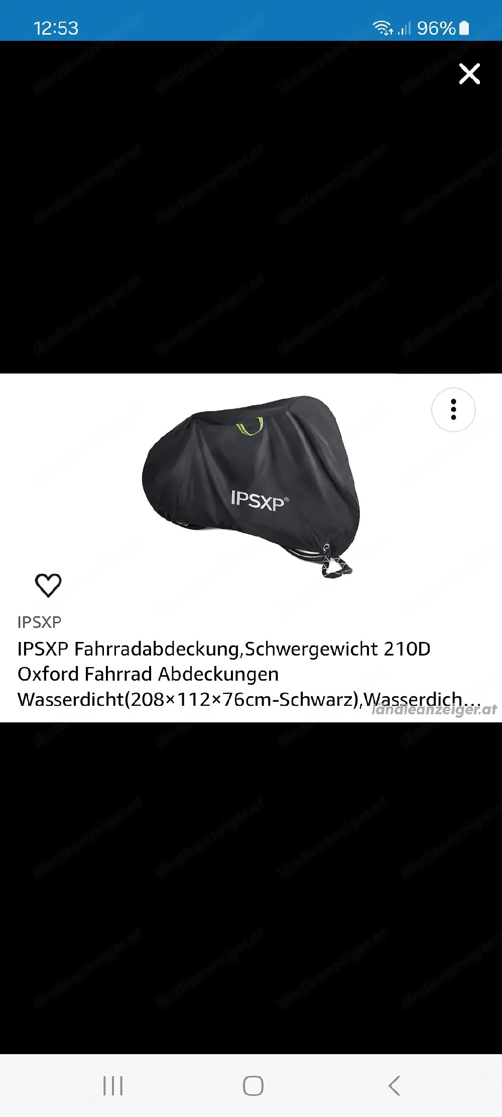 Fahrradabdeckung 