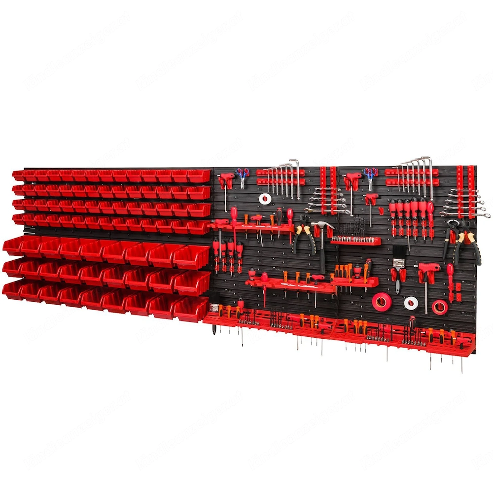 *BESTSELLER* Werkzeugwand  Set Werkzeughaltern mit Lochwand Lagersystem Warkzeuglochwand Wandregal W