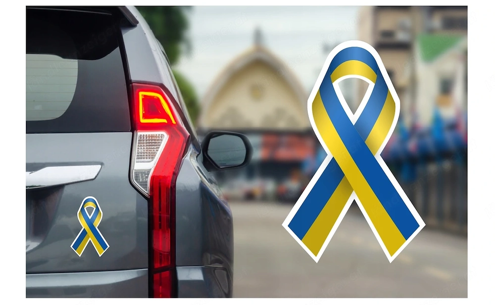 Artikel: 12x Solidarit t Pray Freiheit Ukraine Aufkleber Hochwertiger Artikel aus unserem Online-Sho