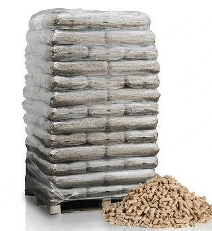 Artikel: Wood pellets hardwood bagged goods oven 6mm 15kg x 65 bags 975kg per pallet Hochwertiger Ar