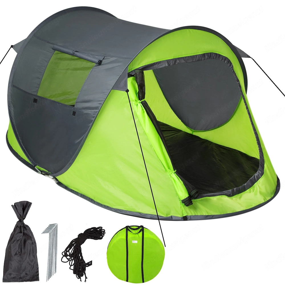 Artikel: Pop-up tent automatic tent camping beach trekking tent 2 people Hochwertiger Artikel aus un