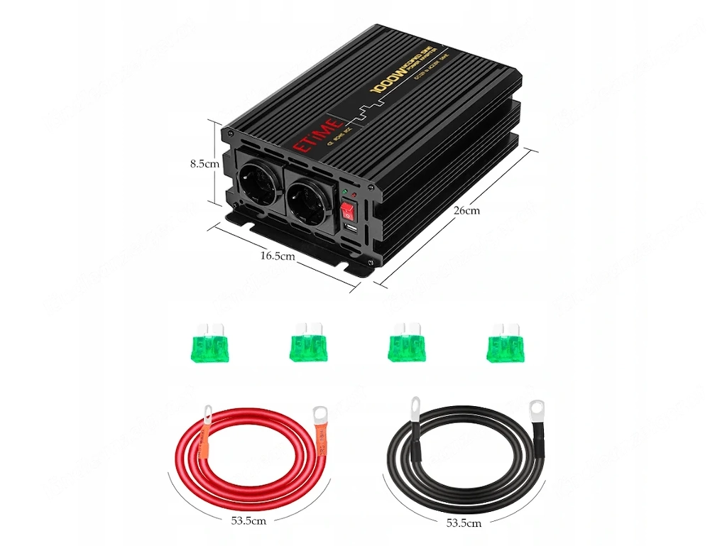 Artikel: #Bestdeal# Inverter inverter converter 2-24V   210-230V 1000W   2000W Hochwertiger Artikel 