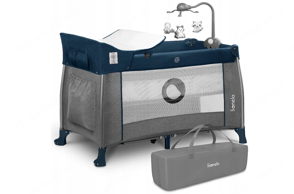 2in1 Kinder Reisebett Baby Laufstall Kinderreisebett mit Wickeltisch 68x 125