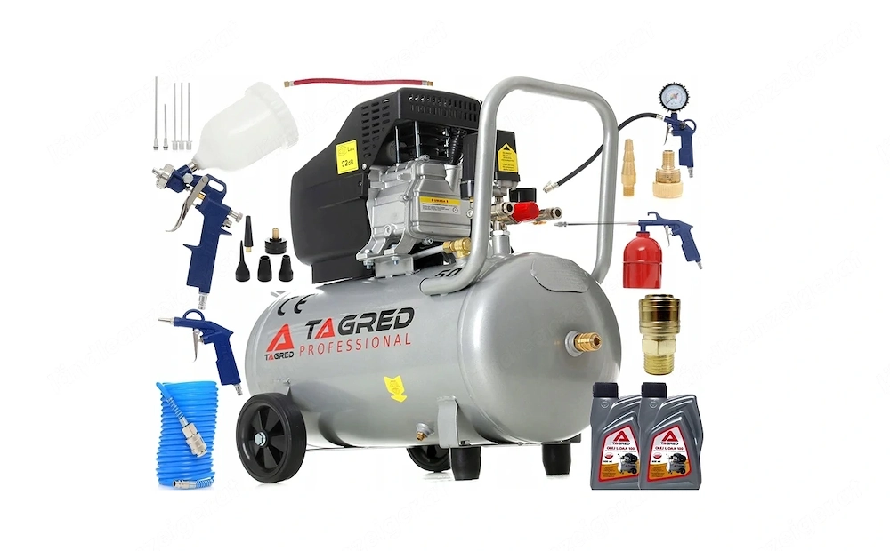 Artikel: #SALE# XXXL Starter Set Premium COMPRESSOR 50 LITER 9 BAR 2.8 KW Hochwertiger Artikel aus u