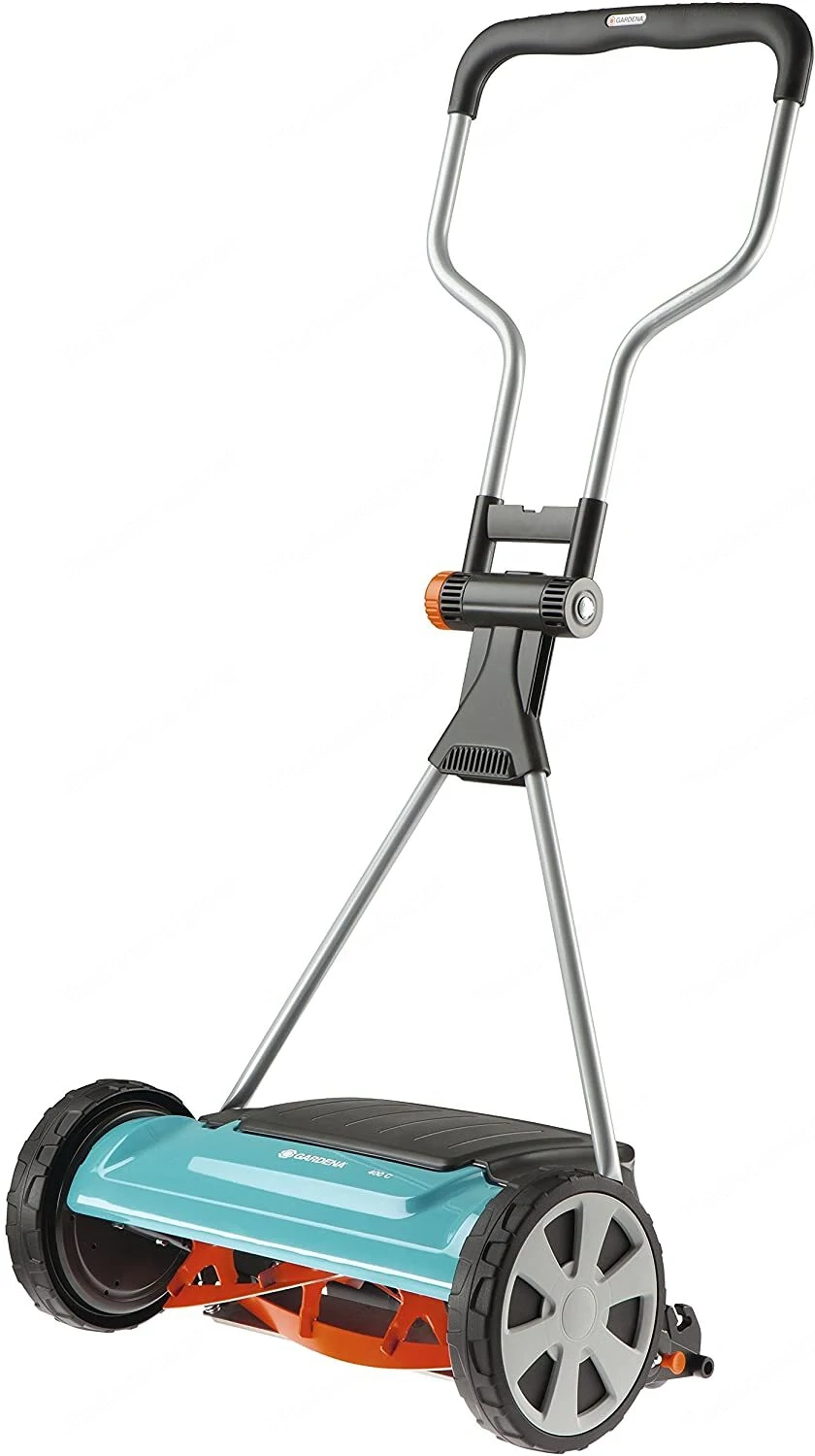 Gardena Comfort Spindelmaeher 400 C Handrasenmaeher mit 40 cm Arbeitsbreite fuer bis zu 250 m2 Rasen