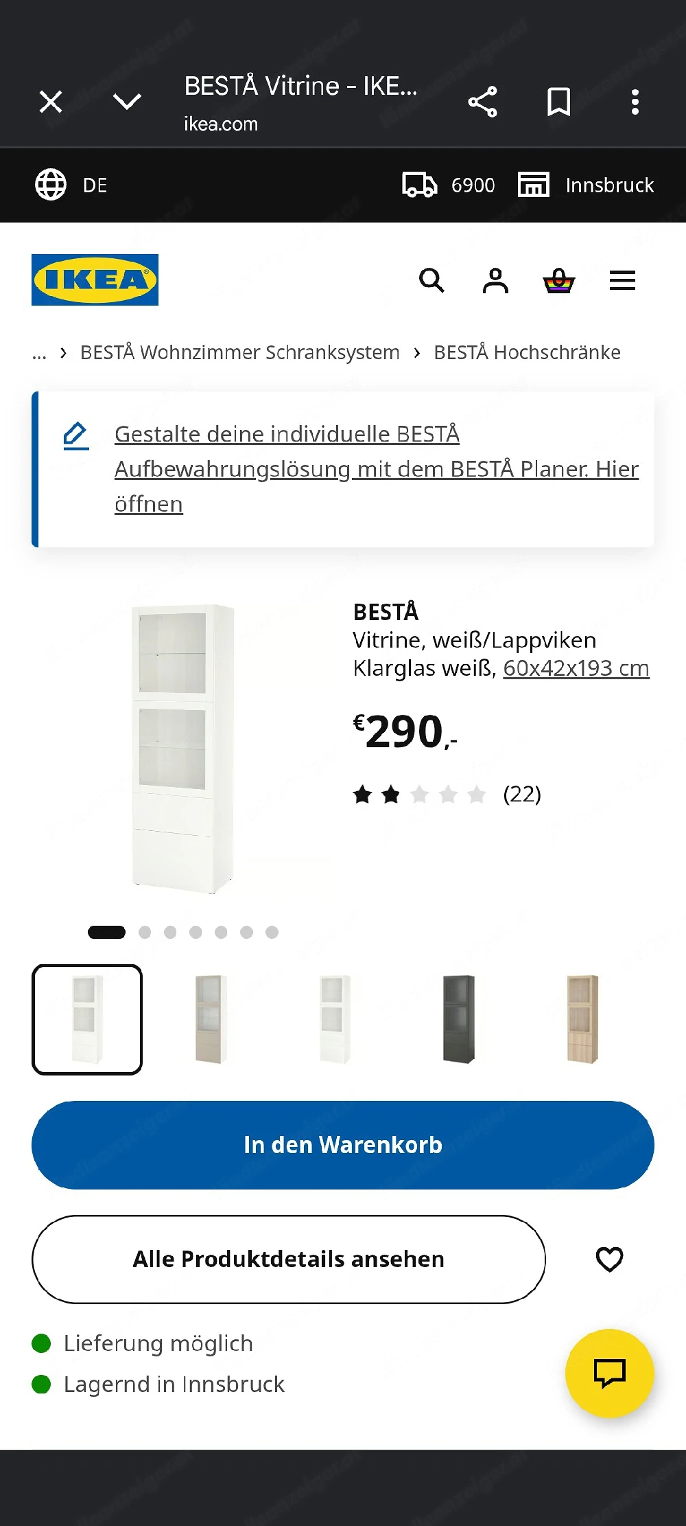 Vitrine Ikea 