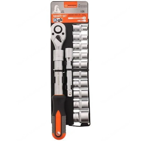 Artikel: Socket wrench set 12 pieces Hochwertiger Artikel aus unserem Online-Shop