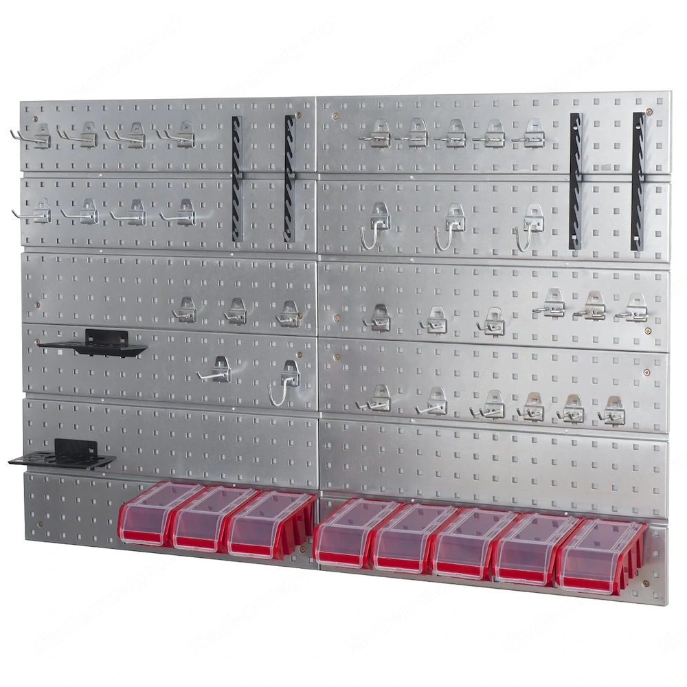BESTSELLER Werkzeugwand Metall Set Werkzeughaltern mit Lochwand Lagersystem Warkzeuglochwand Wandreg