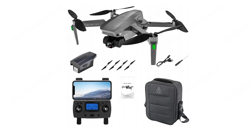 Artikel: Foldable RC Drone MAX 5G WIFI FPV GPS 4K HD Camera 3-Axis Gimbal Hochwertiger Artikel aus u