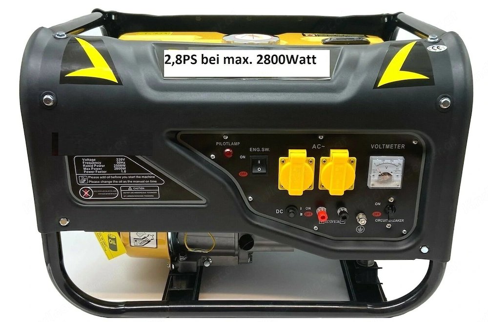 Artikel: Powerful 6.5 HP power generator gasoline emergency generator 2800W Hochwertiger Artikel aus