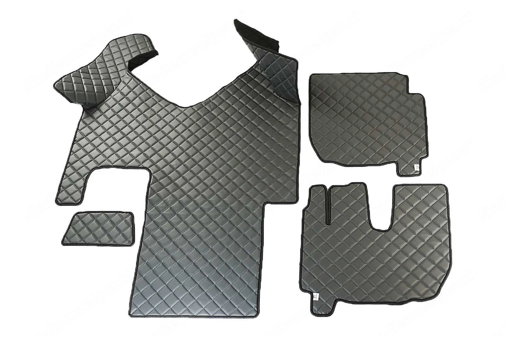 Artikel: Handmade floor mats quilted mats IVECO STRALIS HI-WAY LOUNGE from 2012 CHOICE OF COLOR Hoch
