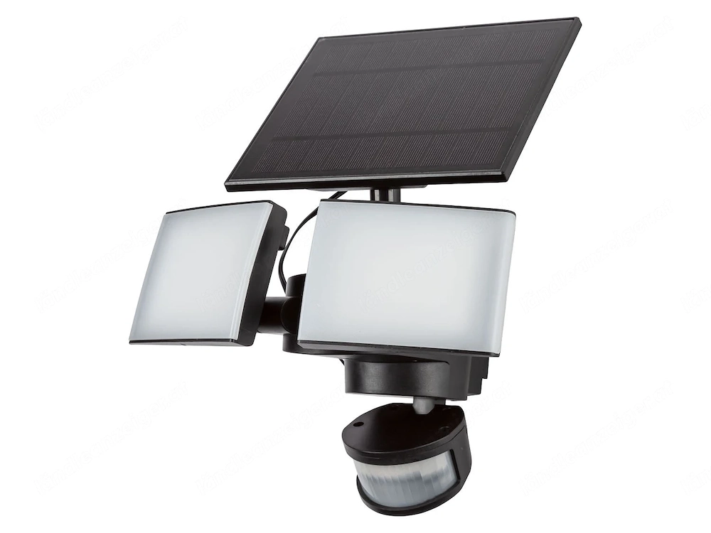 Design LED Solar Wandlampe Aussenbeleuchtung Gartenlampe