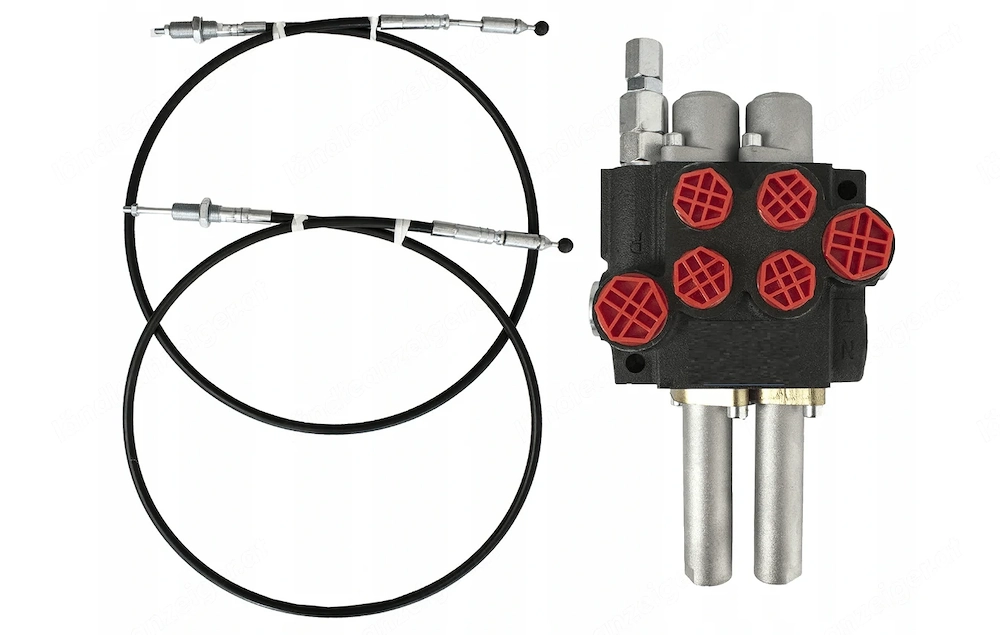 Hydraulik-Steuerventil 2 sektionen mit Bowdenzug 40l - set