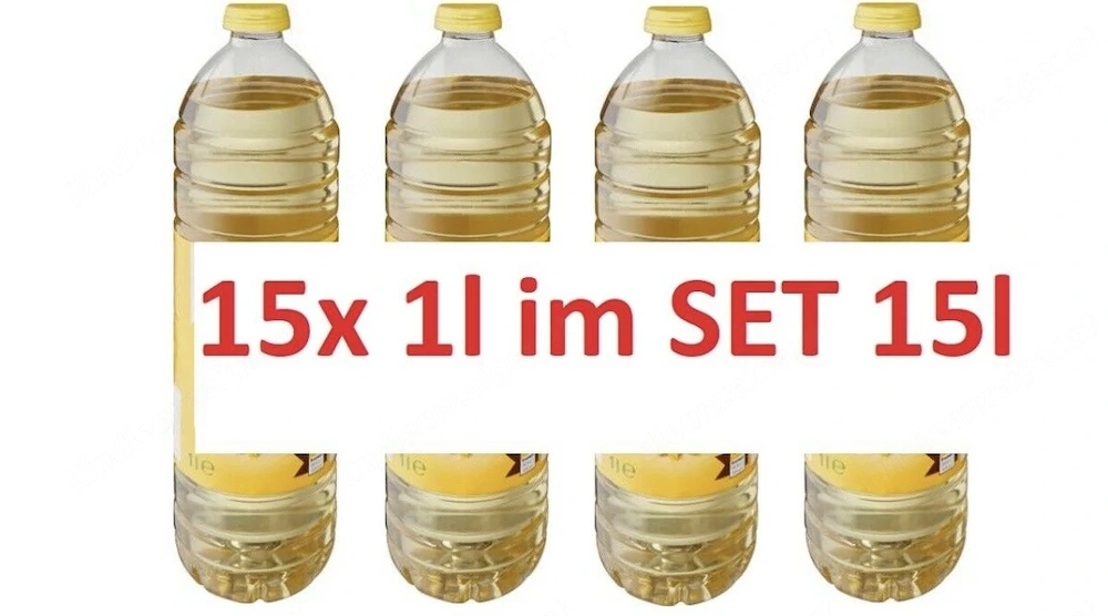 Artikel: PREMIUM rapeseed oil cooking oil 100% 15l (15x1l) SET OMEGA 3 Hochwertiger Artikel aus unse