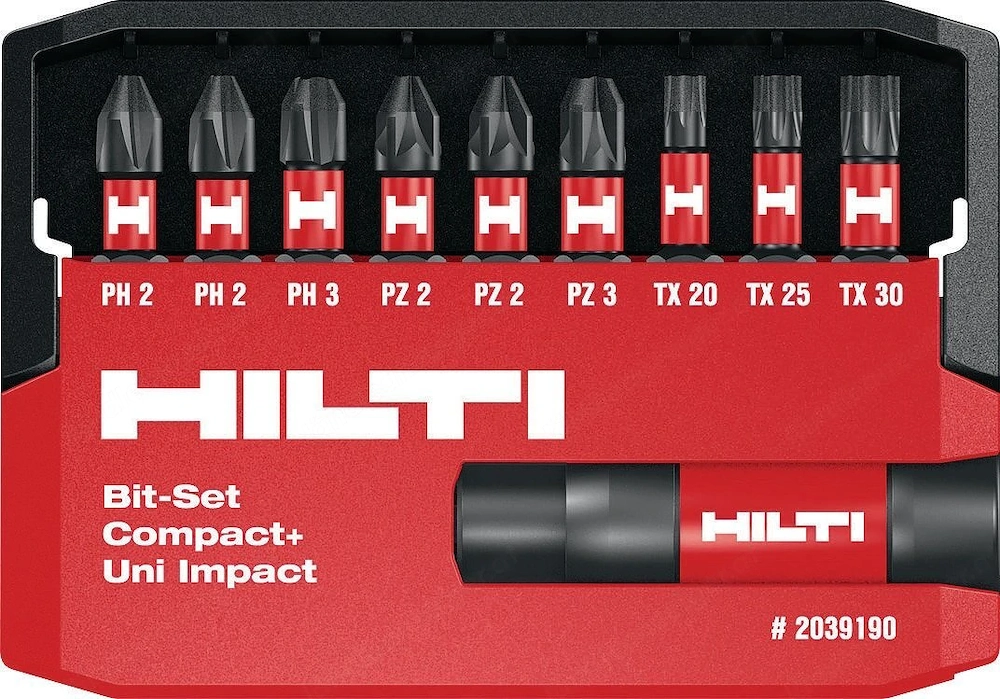 Artikel: Hilti bit set diamond impact screwdriver blades S-BS (IMP) Hochwertiger Artikel aus unserem