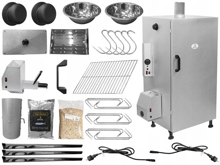 Artikel: Electric smoker cabinet smoker smoker professional 150l edition XXXL set Hochwertiger Artik