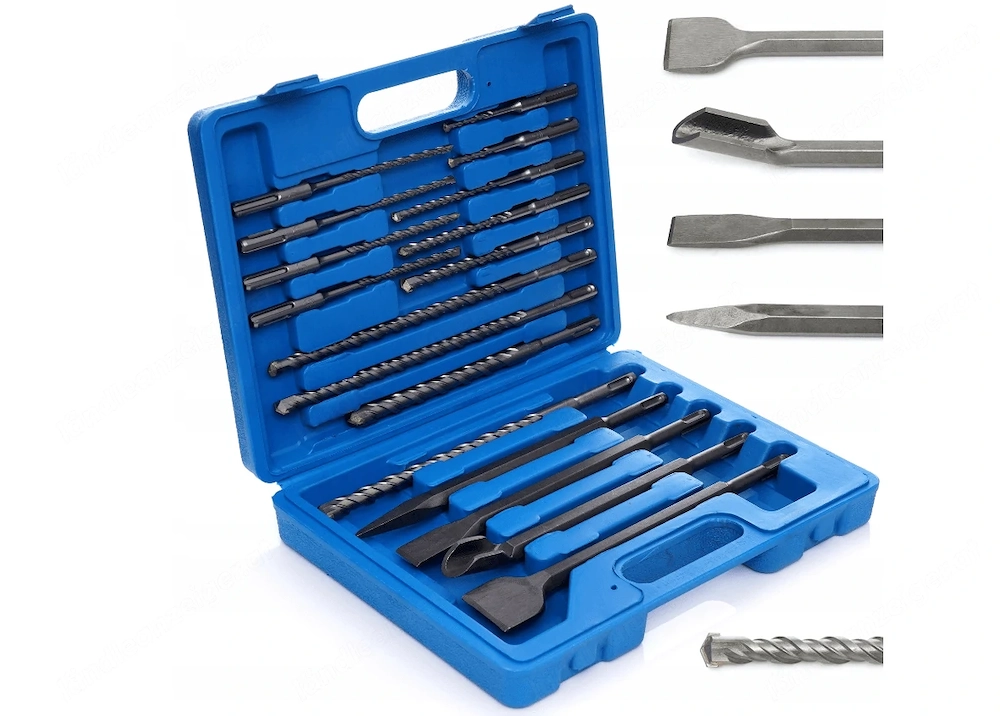 Artikel: #SALE# SDS+ drill & chisel set in case Hochwertiger Artikel aus unserem Online-Shop