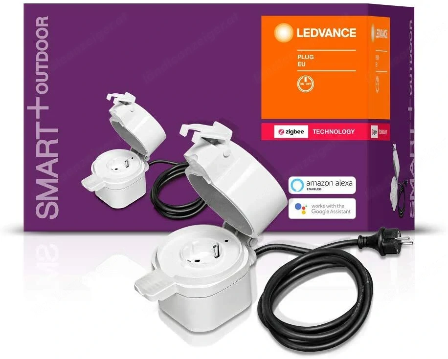 LEDVANCE Smart Outdoor Plug ZigBee schaltbare Steckdose fuer die Lichtsteuerung in Ihrem Smart Home