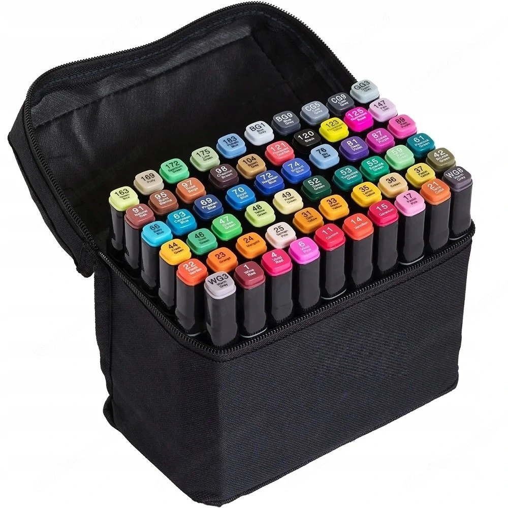 Artikel: 60-piece marker drawing set in an XXXL starter case Hochwertiger Artikel aus unserem Online