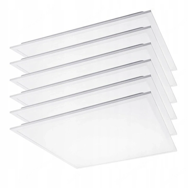 Artikel: 6x panel LED lamp office lamp room lamp 60x60 48W strong neutral light Hochwertiger Artikel