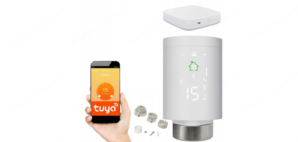 SmartHome Thermostat mit WIFI Zentrale Steuerbar ueber IOS Android Alexa