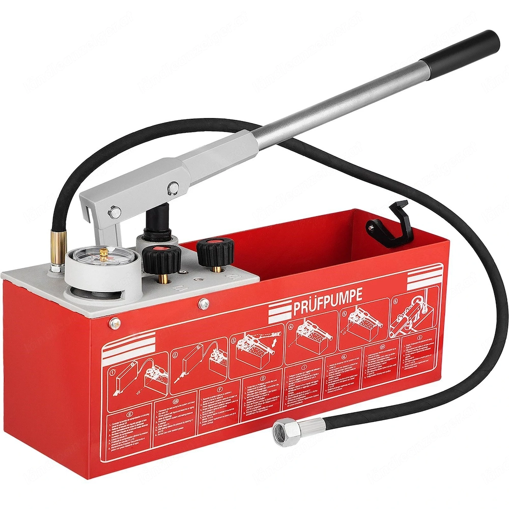 Druck Pruefpumpe Abdrueckpumpe Pruefpumpe Befuellpumpe Heizleckdruckpruefpumpe ideal fuer Wasserleit