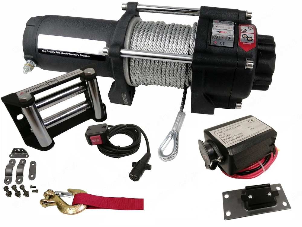 Artikel: Electric Winch XXXL Starter Kit 12V SUV Offroad Tow Truck Forestry Hochwertiger Artikel aus