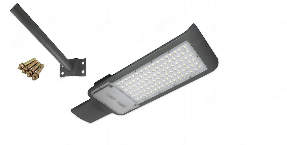 LED Lampe Laterne Haus Firma Garage Laterne 100W IP65 5000K 10000lm mit Halter XXL Set