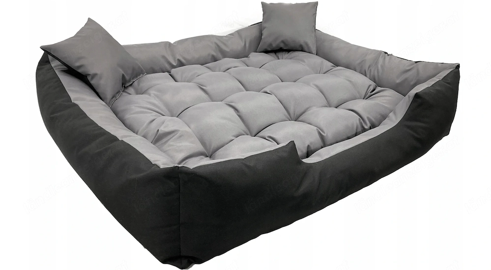 -Wasserdichtes Hundebett mit 2 Kissen -Strapazierf higes, wasserdichtes Hunde- und Katzenbett zu
