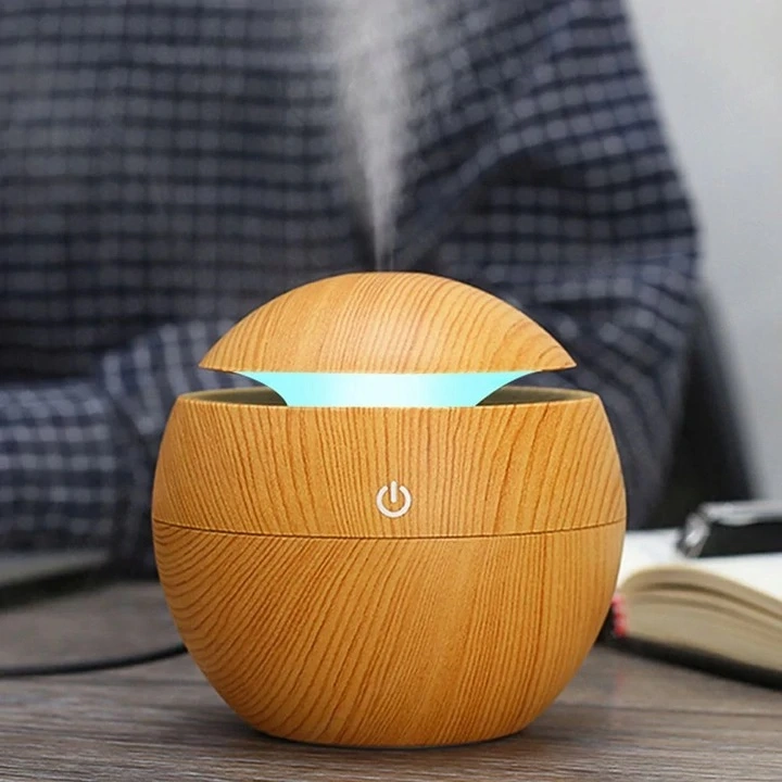 Artikel: Design LED Humidifier Ultrasonic Fragrance Oil Humidifier LED Light Aroma Diffuser USB Hoch
