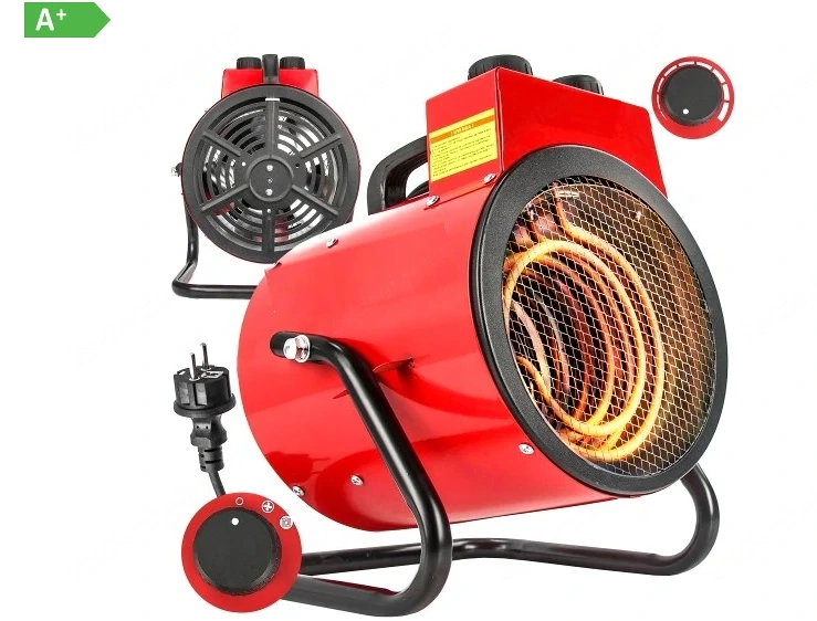 Heizluefter Heizstrahler Schnellheizer Elektro Heizung Bauheizer Heizer mit Thermostat