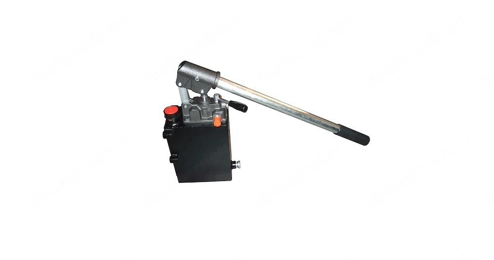 Hydraulik doppeltwirkende Handpumpe mit 10l Tank komplett Set