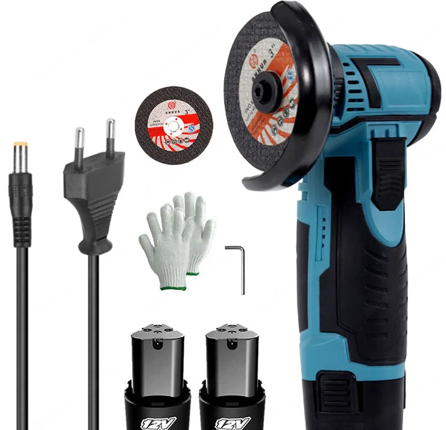 Multi- Werkzeug Akku Mini Winkelschleifer Schneider B rstenloser Motor Set mit Akku