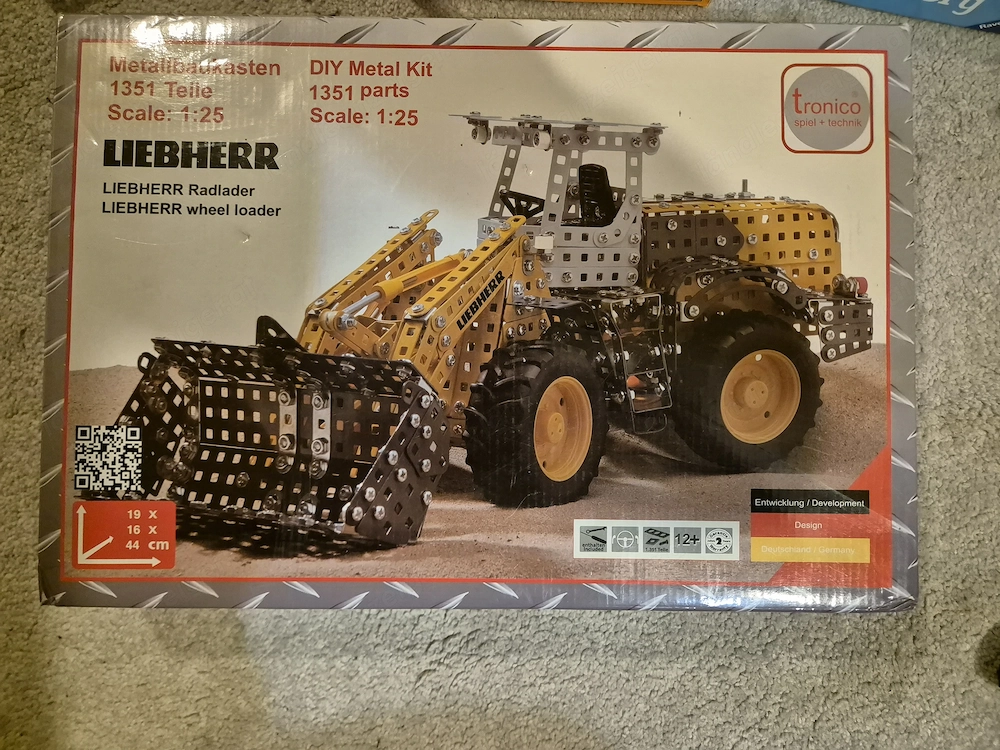 Metallbaukasten liebherr