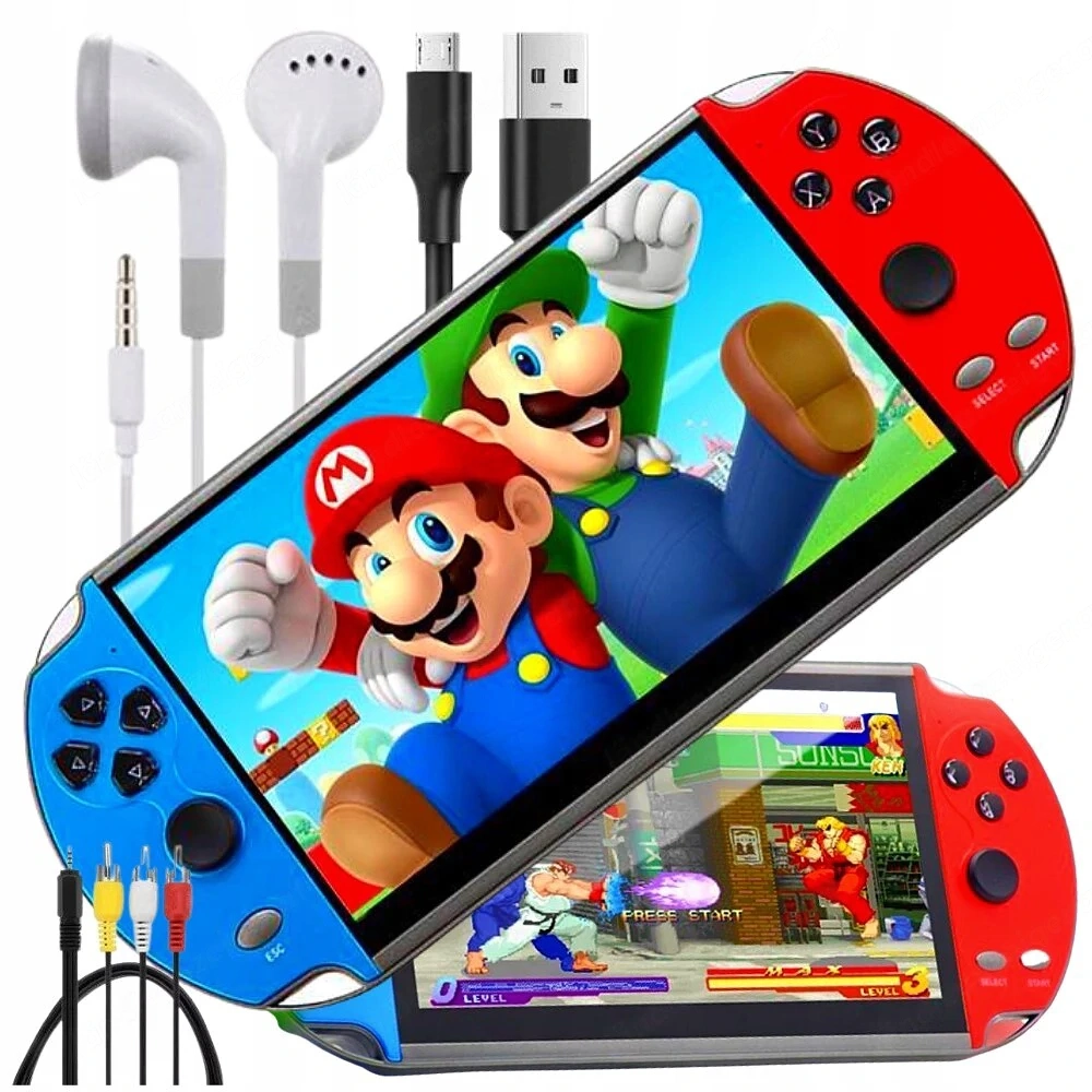 Artikel: Console All-In-One 5.1'' screen 8GB more than 1000 pre-installed games XXL starter set Hoch