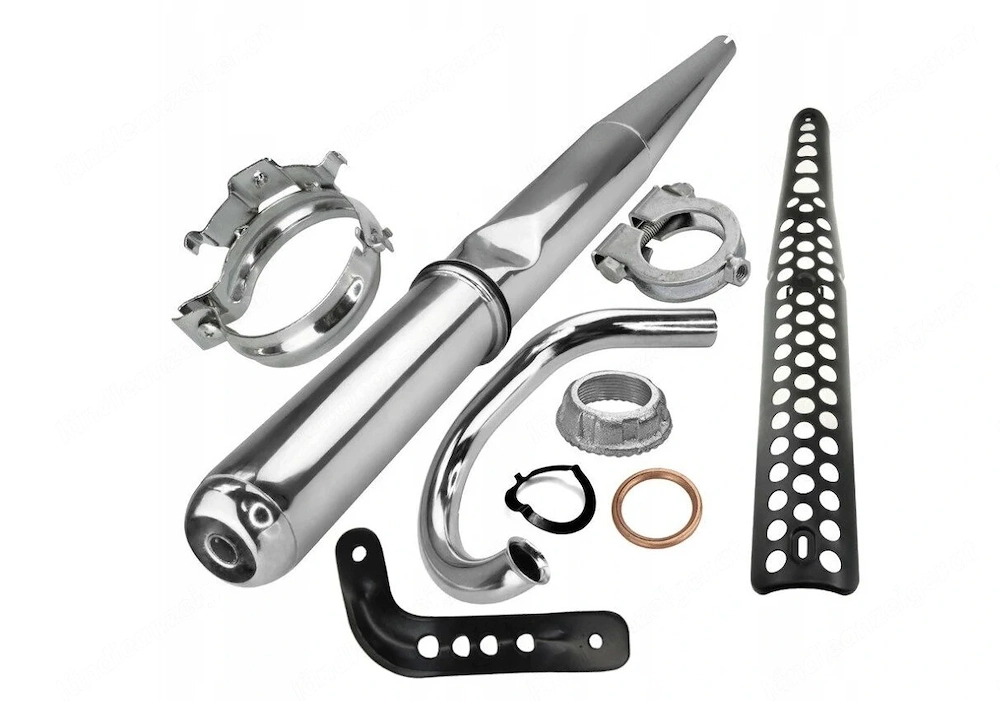 Artikel: Simson set exhaust manifold heat protection Simson S51 Enduro RRP  149 Hochwertiger Artikel